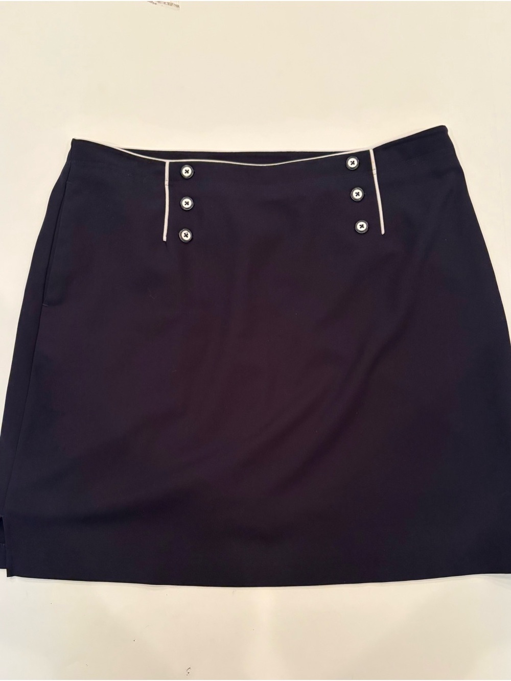 EP Pro Black A-Line Skort w/White Piping-Golf-pickleball-sports- active wear-
